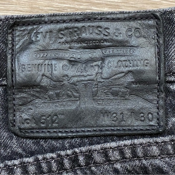 Levi’s Premium 512 Slim Taper Denim Jeans with Reflective Stripe Size 31 - Picture 6 of 13